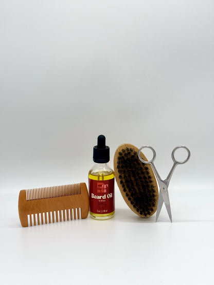 Beard Oil + Grooming Kit